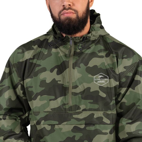 Embroidered Champion Packable Jacket - Image 5