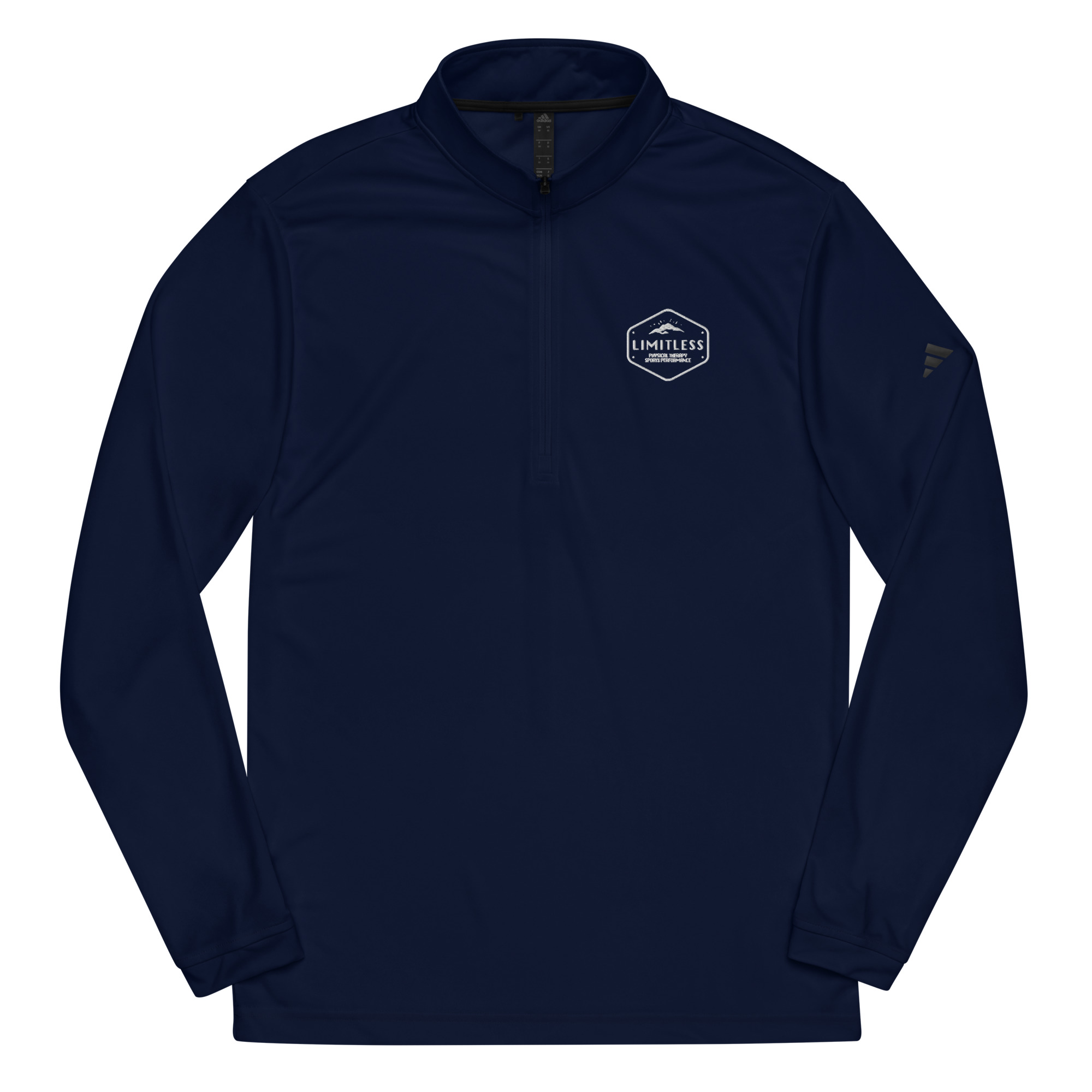 Quarter Zip Pullover | White Embroidery - Image 3