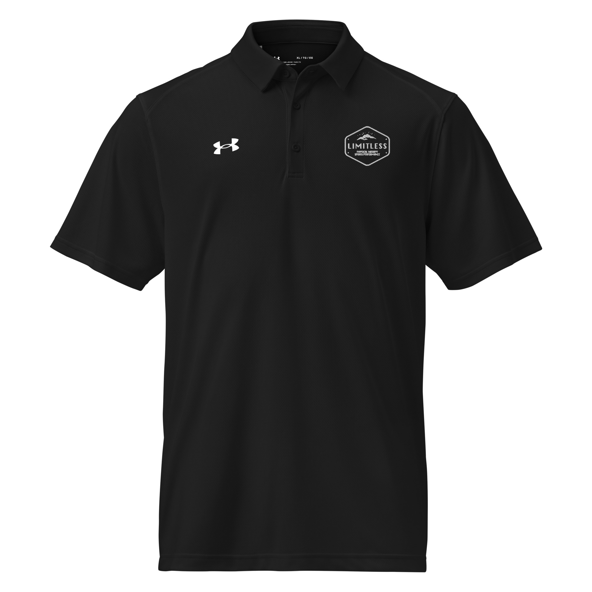 Under Armour® Men's Golf Polo | White Embroidery