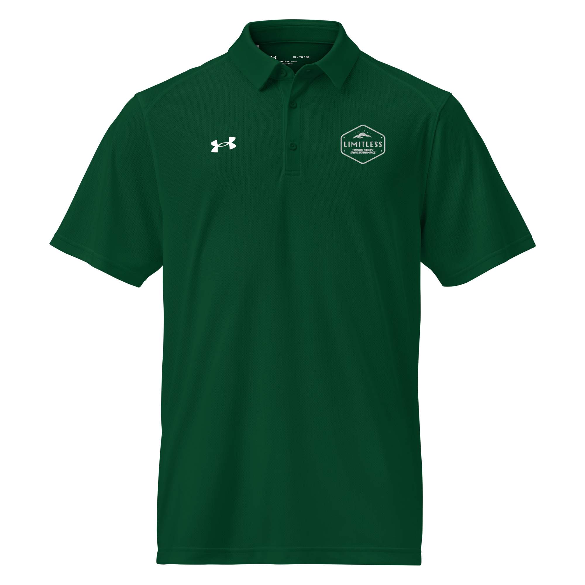 Under Armour® Men's Golf Polo | White Embroidery - Image 9
